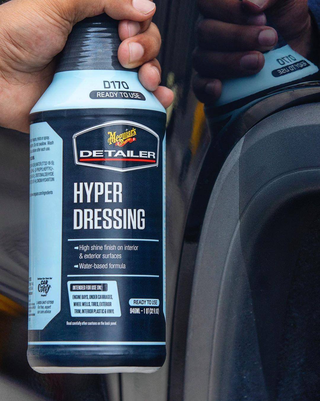 Meguiar's DRTU17032 Hyper Dressing High Shine Finish for Car/Auto