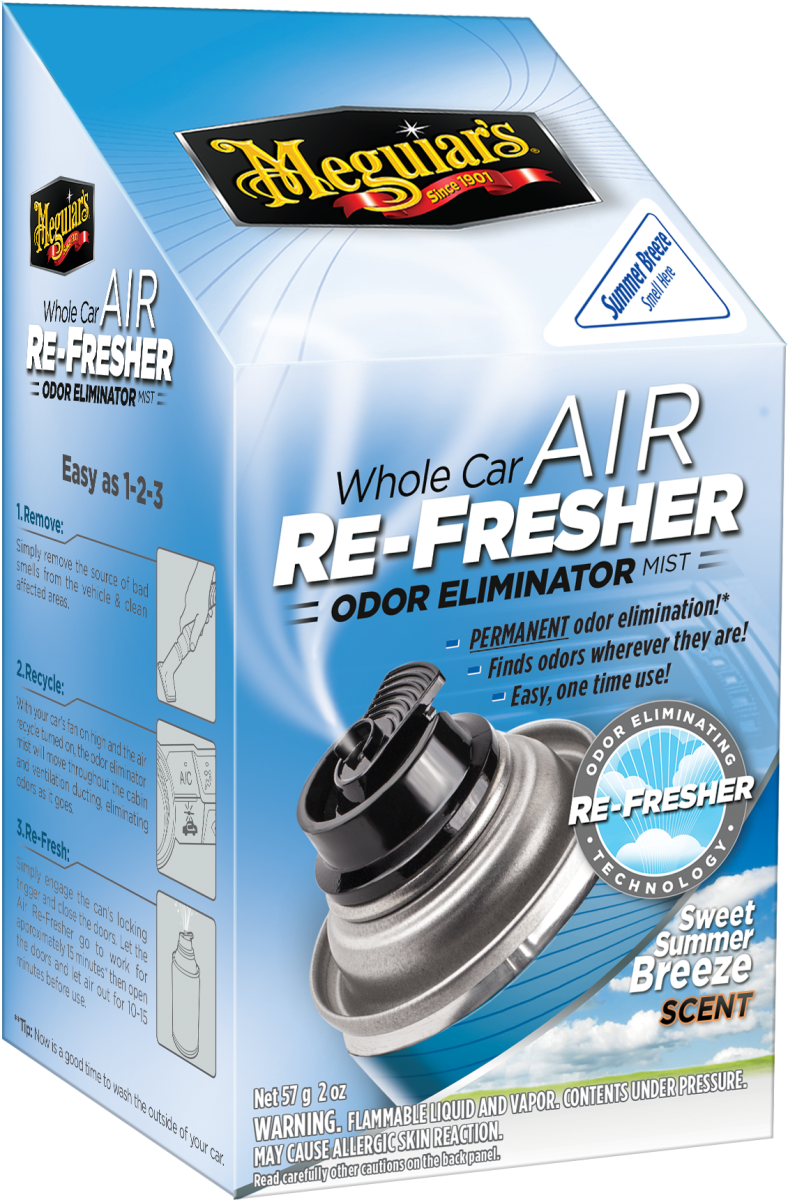  Meguiar's whole car air re-fresher odor eliminator - summer breeze