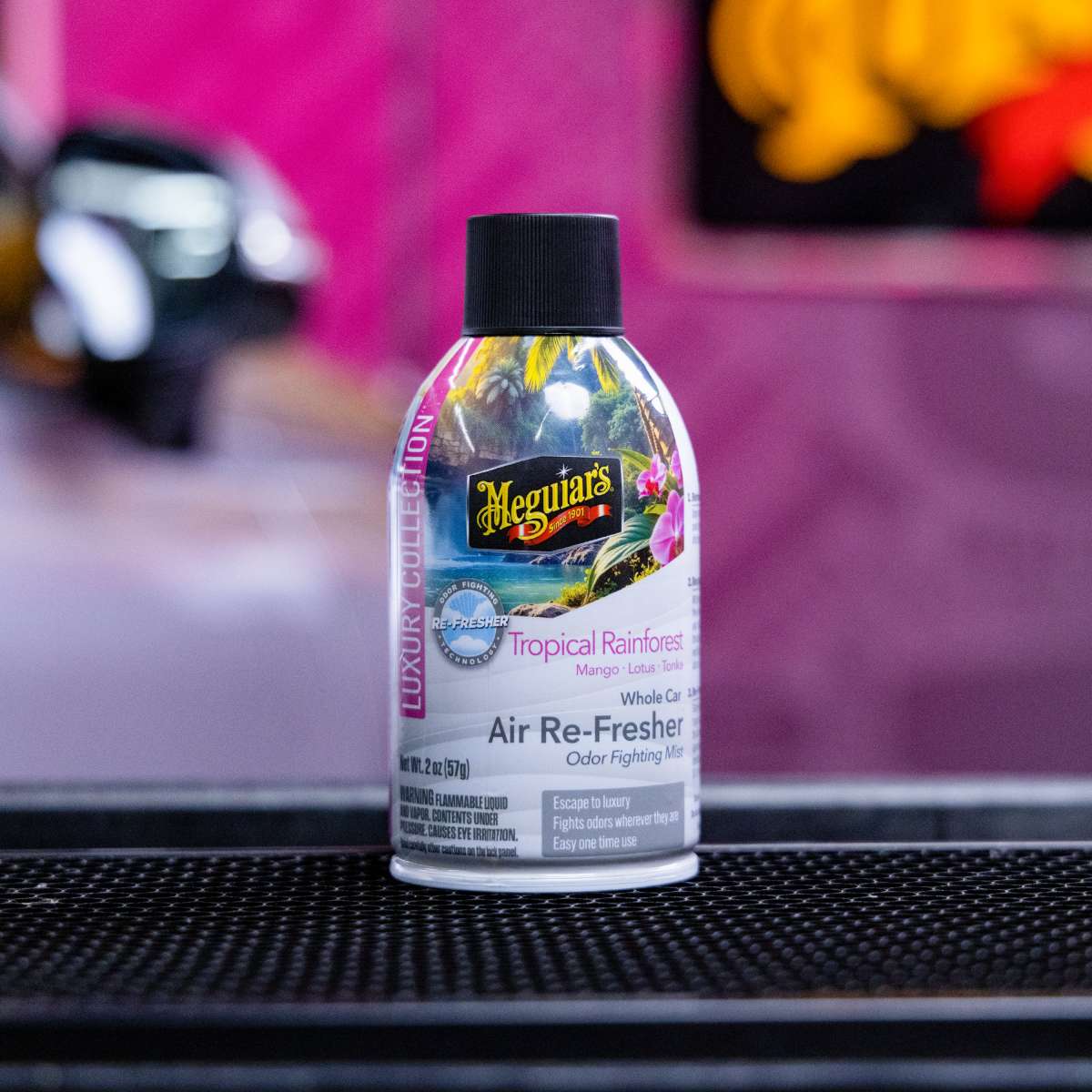  Meguiar's Whole Car Air Re-Fresher Odor Elimiator - Tropical Rainforest