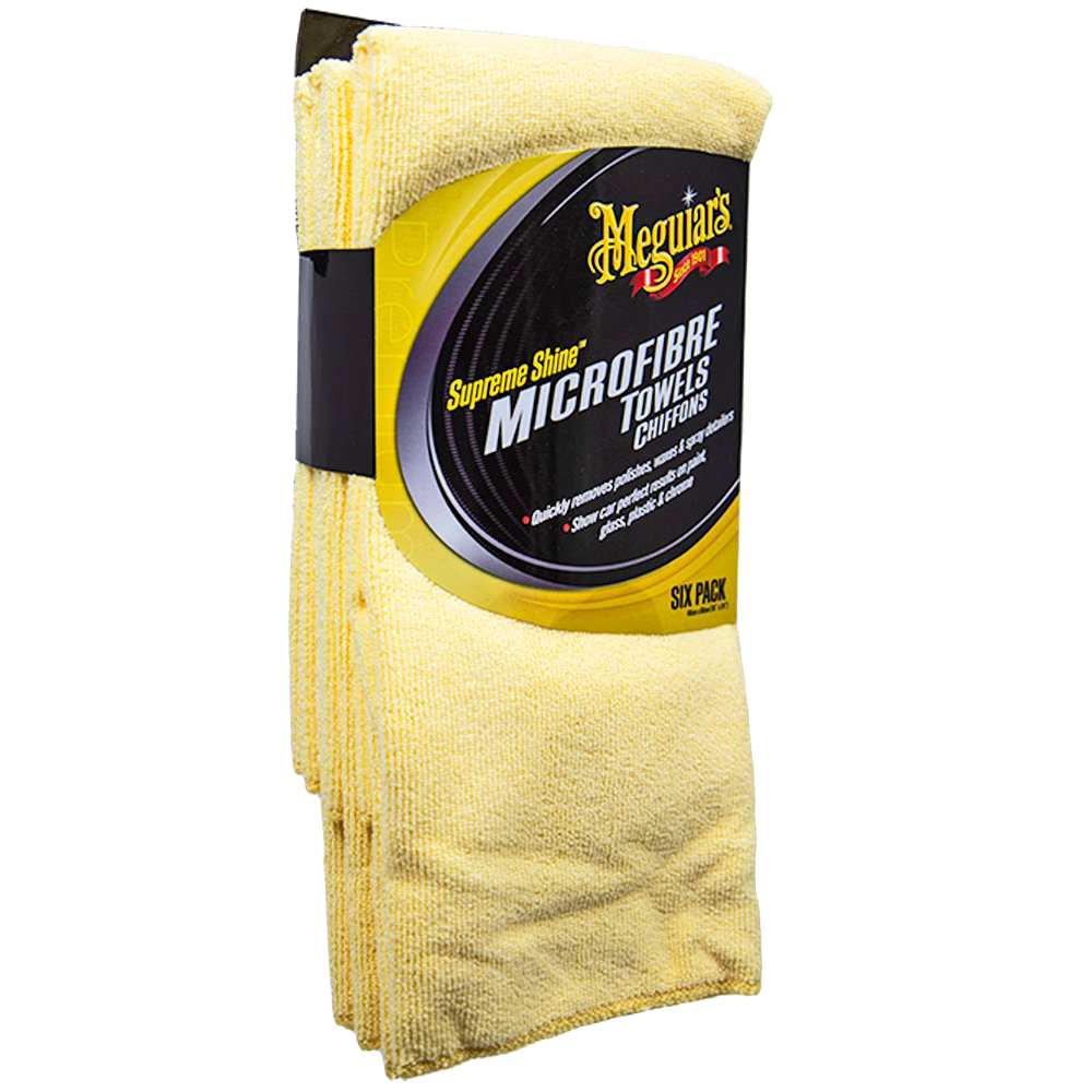  Meguiar's Supreme Shine Microfiber Towel (6pack)