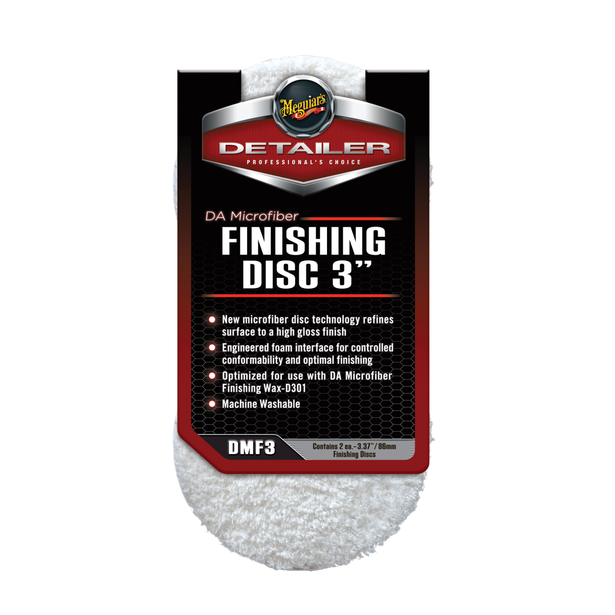  Meguiar's DA Microfiber Finishing Disc 3"