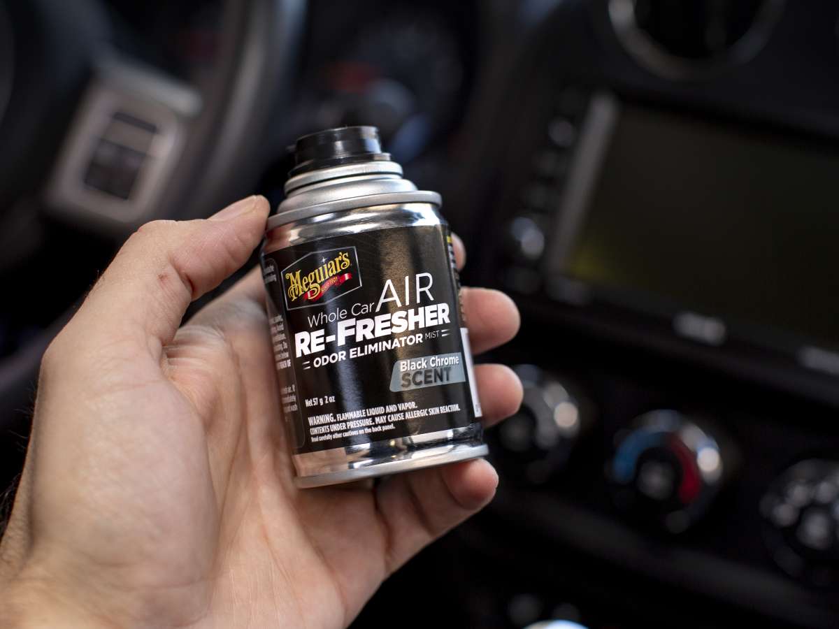  Meguiar's Whole Car Air Re-Fresher Odor Eliminator - Black Chrome