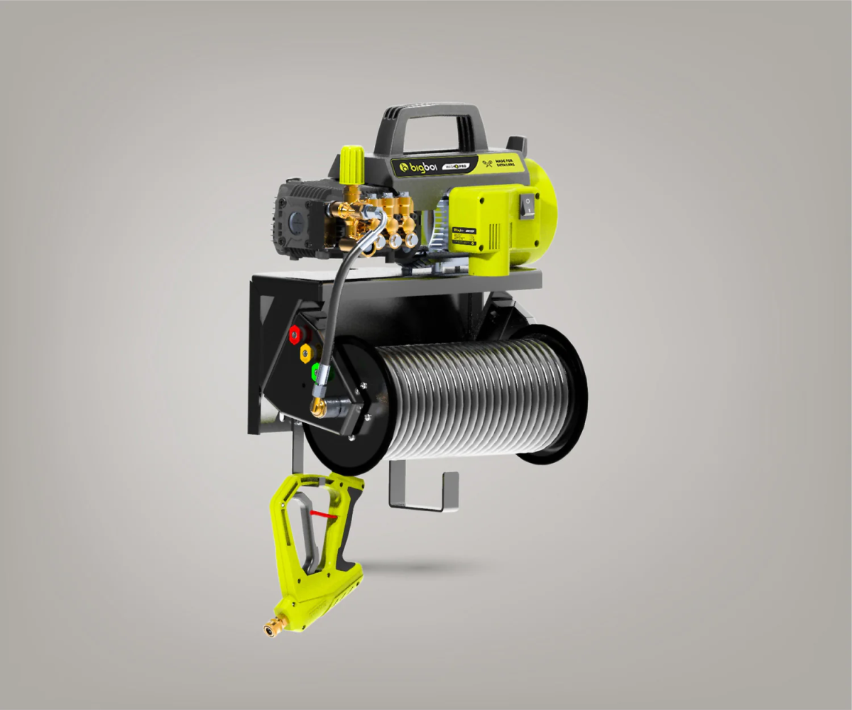  Bigboi Fixed Wall Mount & Reel for Hose