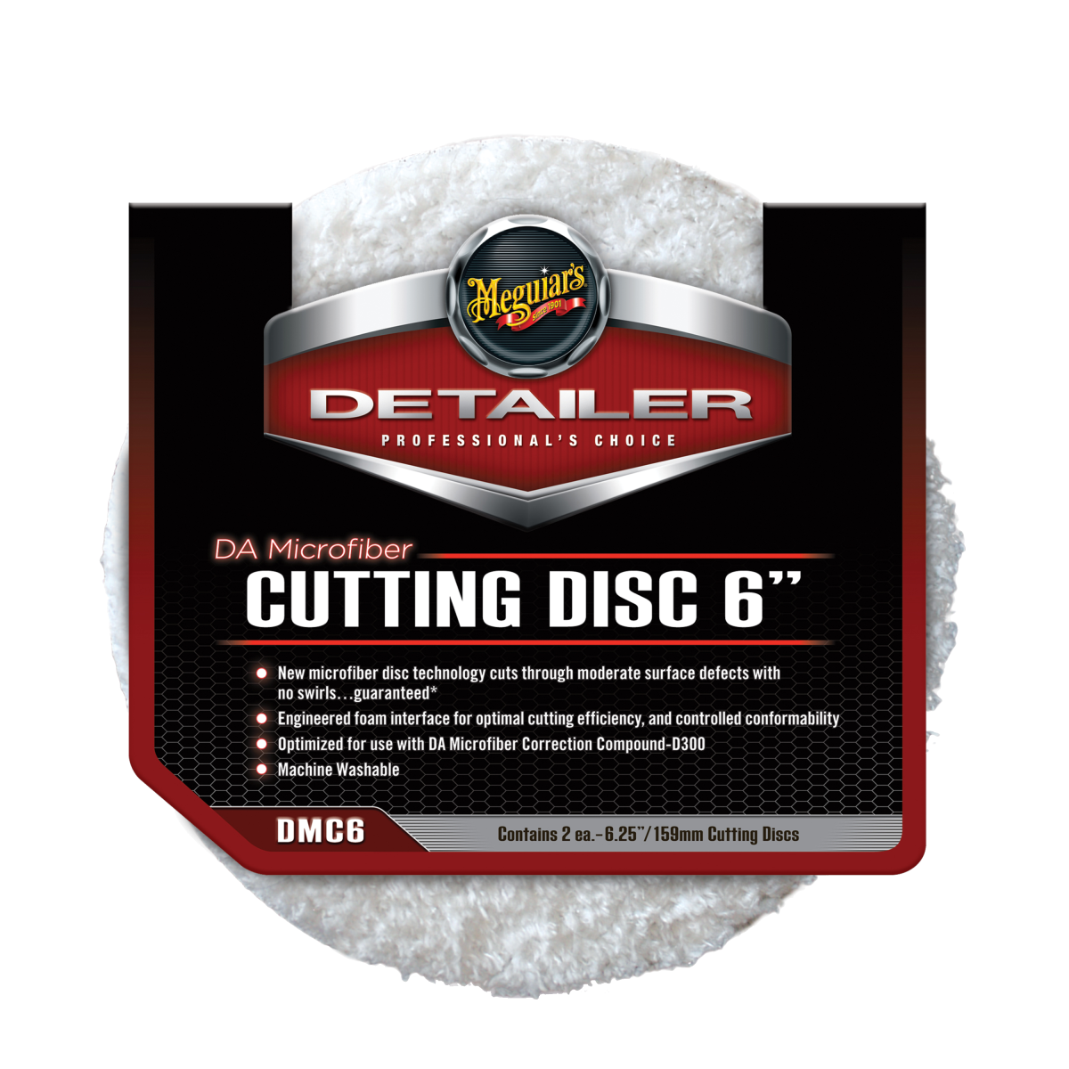  Meguiar's DA Microfiber Cutting Disc 6"