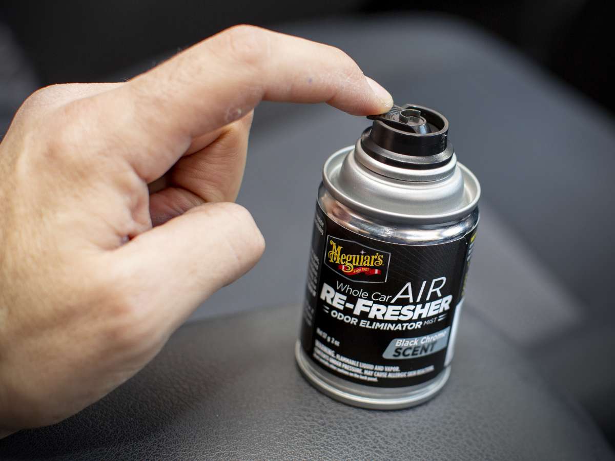  Meguiar's Whole Car Air Re-Fresher Odor Eliminator - Black Chrome