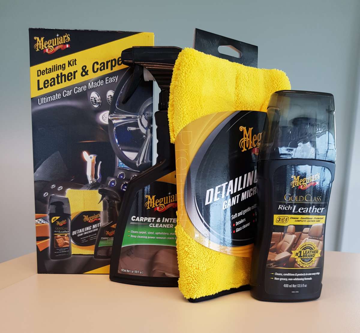  Meguiar's Leather & Carpet Detailing kit