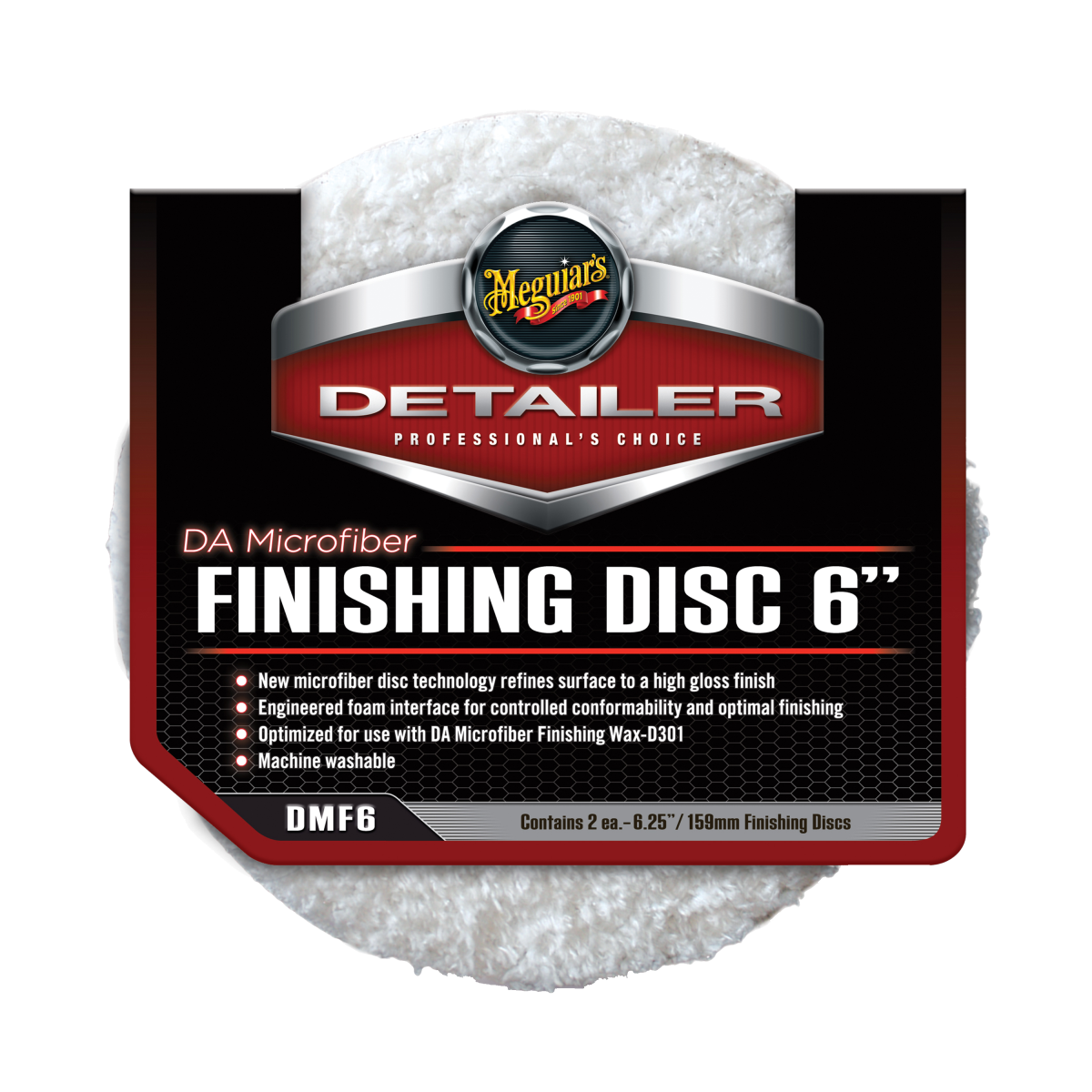  Meguiar's DA Microfiber Finishing Disc 6"