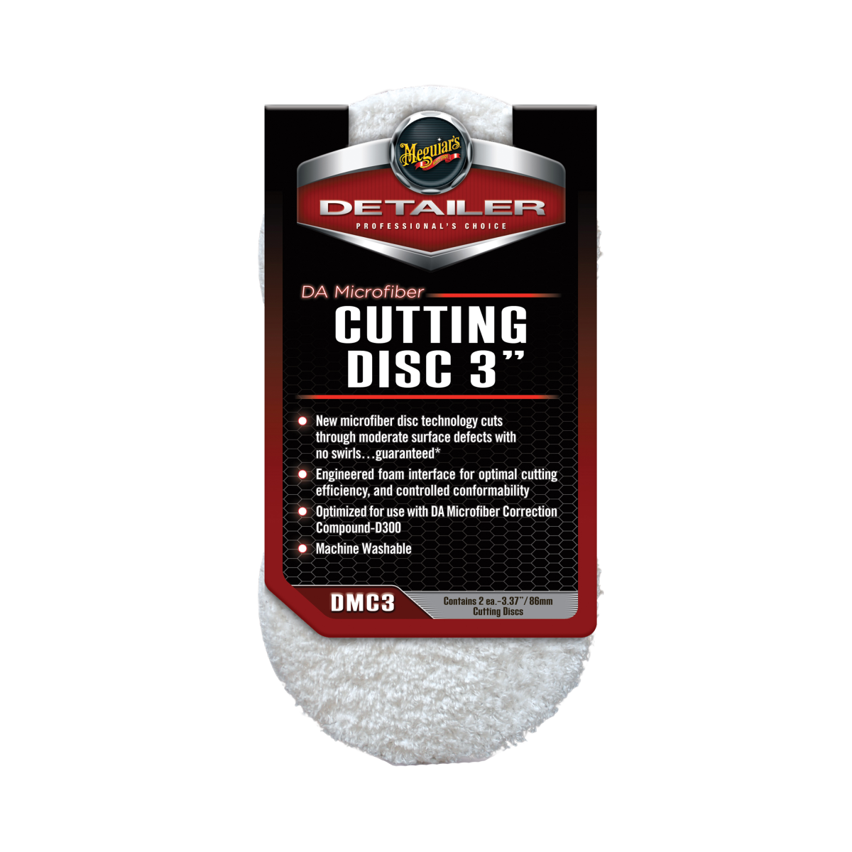  Meguiar's DA Microfiber Cutting Disc 3"