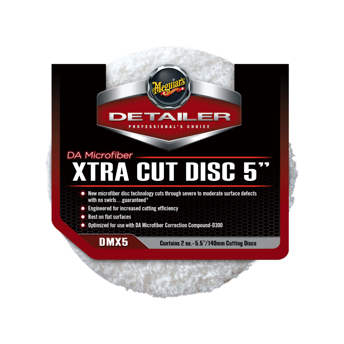  Meguiar's DA Microfiber Xtra Cutting Disc 5"