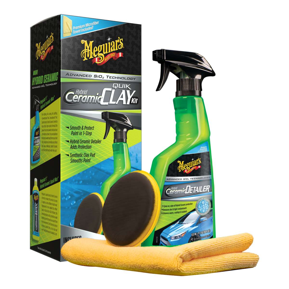  Meguiar's Hybrid Ceramic Synthetic Clay Kit