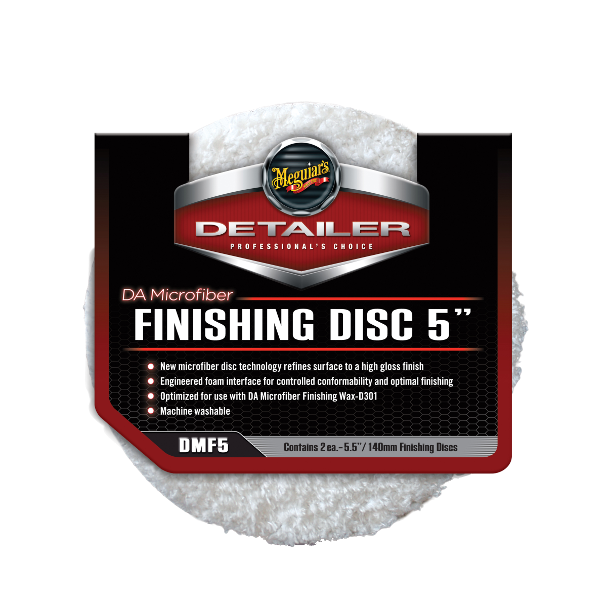  Meguiar's DA Microfiber Finishing Disc 5"