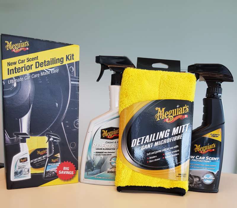 Meguiar's New Car Scent Interior Detailing Kit G193000 Meguiars