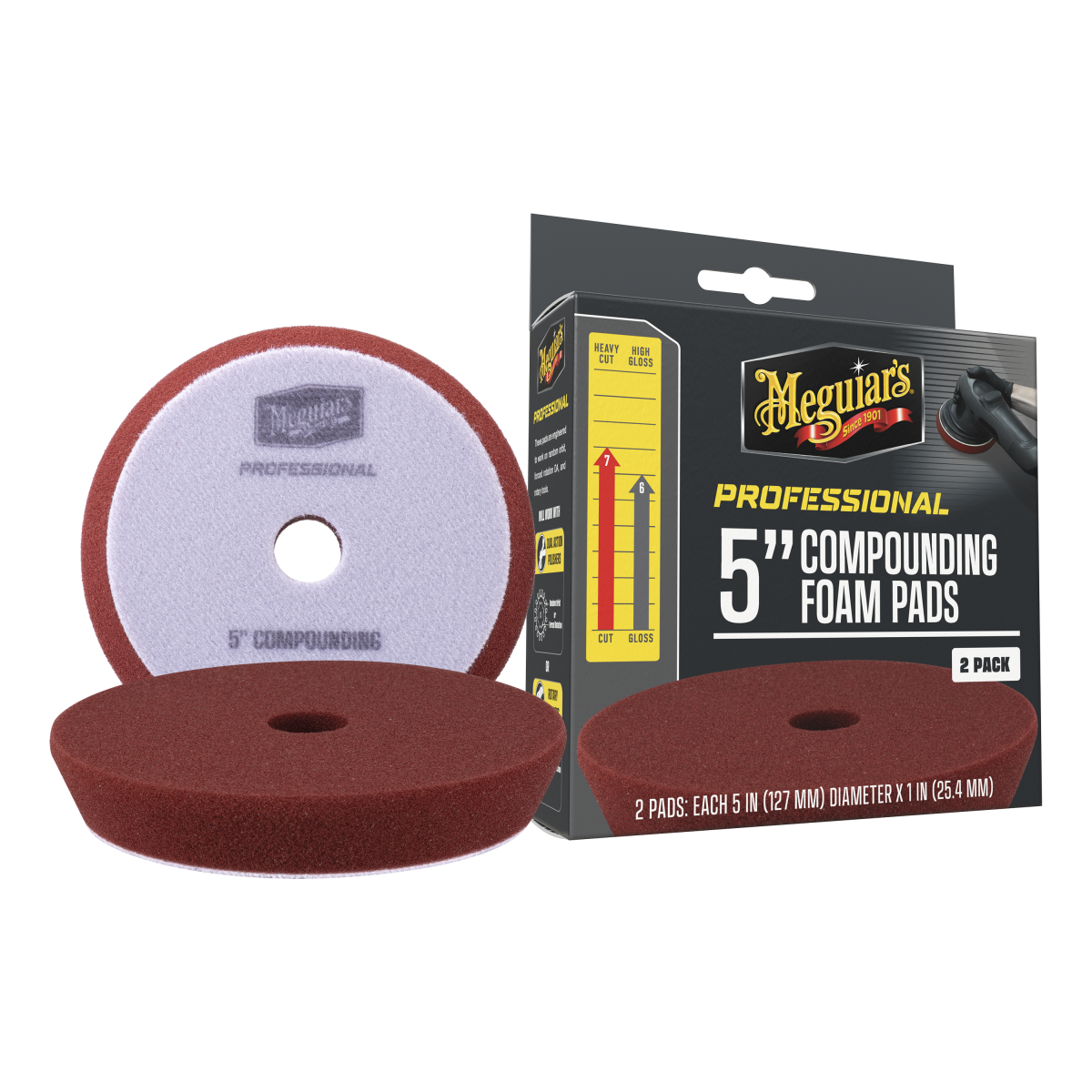  Meguiar's Professional 5" Compound Foam Pad