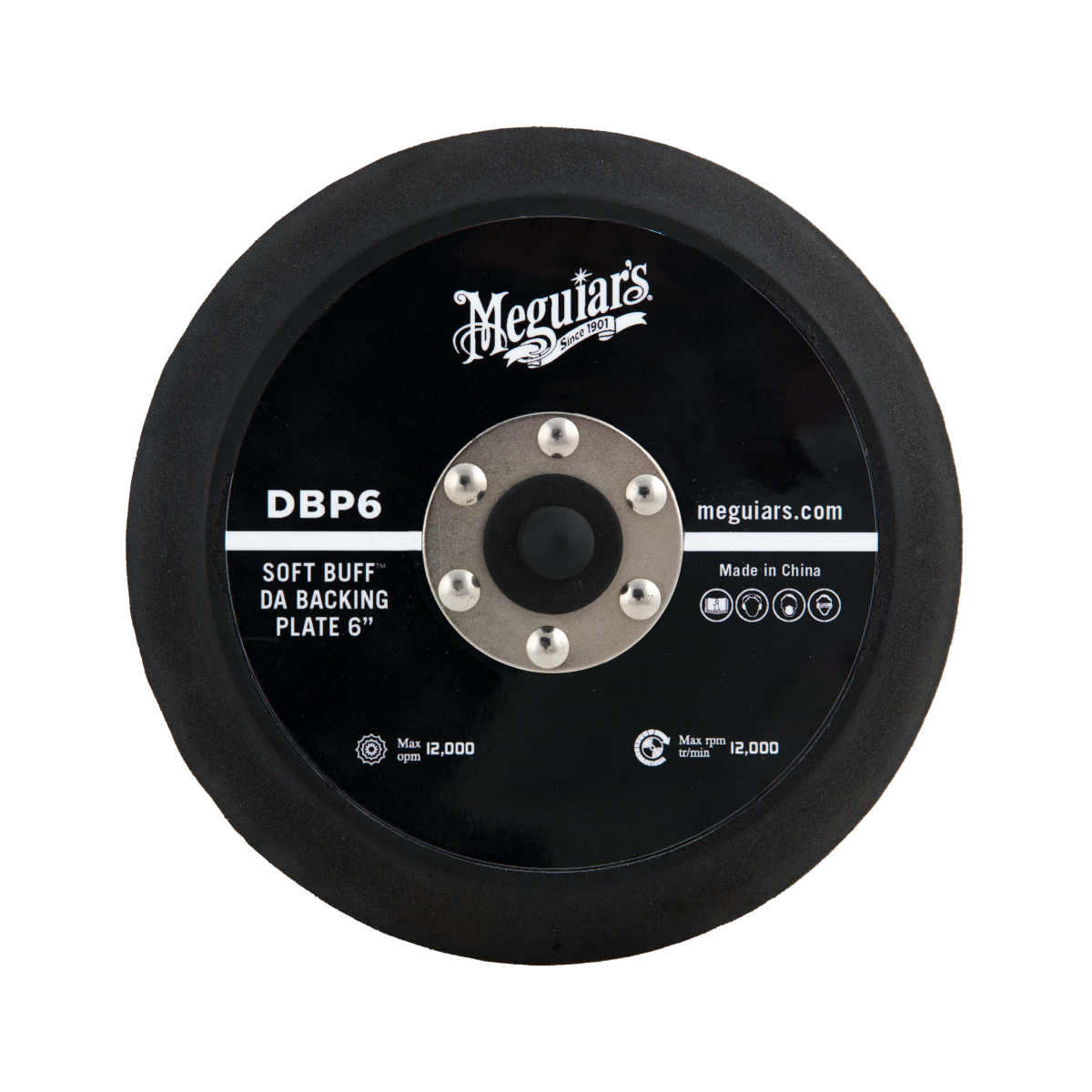  Meguiar's Soft Buff DA Backing Plate 6"