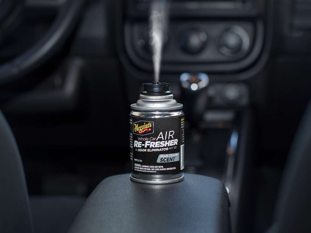  Meguiar's Whole Car Air Re-Fresher Odor Eliminator - Black Chrome