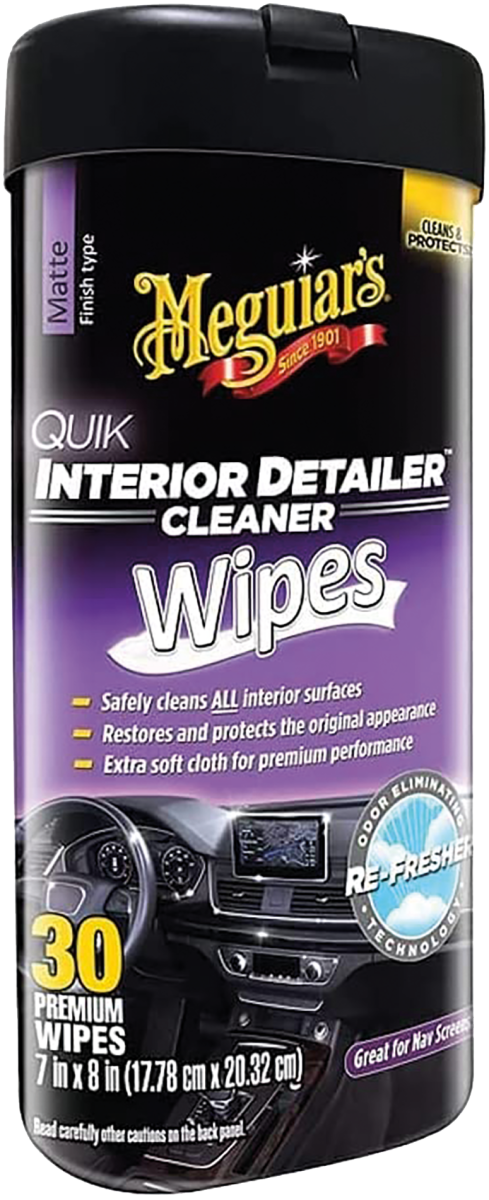  Meguiar's Quik Interior Detailer Cleaner Wipes